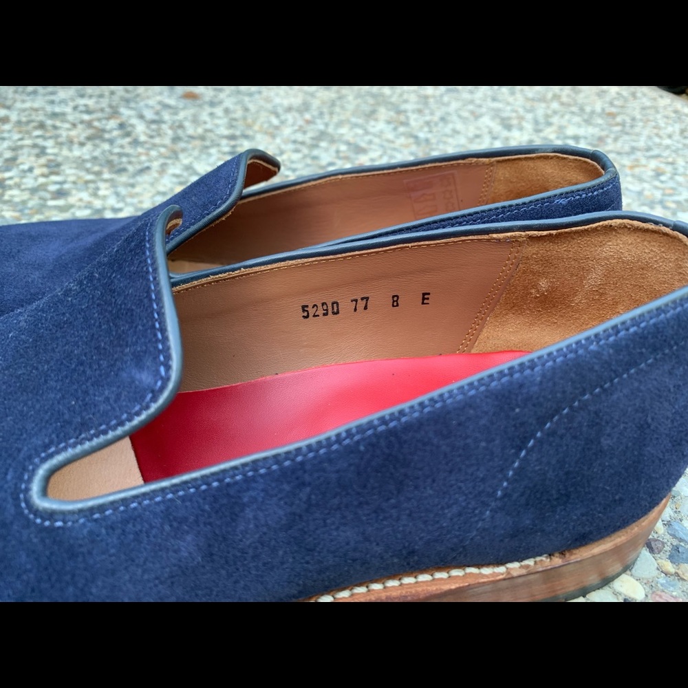 **SOLD** Grenson Suede Loafers - Picture 6 of 7